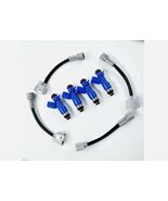 Set Of 4 Fuel Injectors 410cc For Civic Acura Rdx Rsx K20 K24 B16 16450-... - $32.74 CAD
