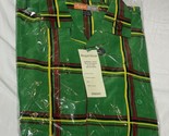 NOS Regal Wear Mens L Outfit Green Button Up Shirt And Shorts Matching Set - $19.80