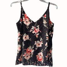 White House Black Market Reversible Vneck Floral Chiffon Camisole Tank T... - $10.40