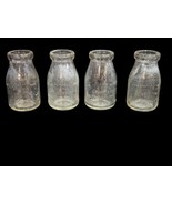 Lot of 4 Vintage BOWMAN DAIRY COMPANY Chicago, IL One Half Pint Milk Bot... - $34.65
