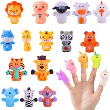 Animals And Unicorns Finger Puppets 20-Piece Set - Fun Toy Gift For Kids, Boys &amp; - £30.80 GBP