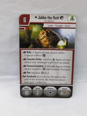 (3) Star Wars Imperial Assault Jabba The Hutt Villain Pack Cards Item image 4