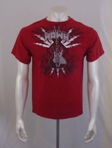 Tony Hawk Winged Guitar Graphic Extra Large (18/20) 100 % Cotton RedT Shirt - £7.01 GBP