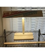 Vtg RareHeavy Duty Air Force Reserve Military Office Desk Lamp USA Made ... - $293.02