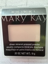 Mary Kay Sheer Mineral Pressed Powder Beige 1 - $279.58 MXN