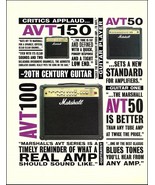 2001 Marshall AVT 150 100 50 Series amplifier advertisement guitar amp a... - £3.32 GBP