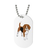 Beagle Dog Tag Necklace - $9.06