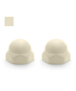 Mansfield Replacement Ceramic Toilet Bolt Caps - Set of 2 - Classic Bone - $44.95