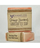 Organic Orange Sherbert Shea Butter Soap(Vegan)(Cruelty-Free) 4.5oz - £7.50 GBP