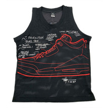 Jordan Mens Graphic Inspired By An Original Tinker Tank Top,Black,XX-Large - £37.58 GBP