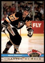 Pittsburgh Penguins Paul Coffey 1991 Topps Stadium Club Hockey Charter Member - £1.79 GBP