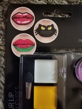 Lip Makeup Kit Glitter Lips Kit Bright Lip Colors Halloween Concert Dres... - $6.76