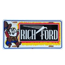 Vanity License Plate Rich Ford Cartoon Cowboy Prospector - £27.23 GBP