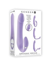 GENDER X ORGASMIC ORCHID STRAPLESS SILICONE VIBRATING STRAP ON DILDO - £77.84 GBP
