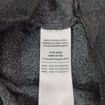 UMBRO Men's Sz M ITALIA Hoodie Gray Hoodie Pullover Sweatshirt Pocket Italy Flag image 5