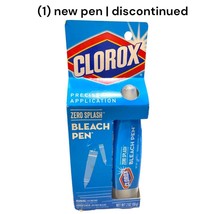 1 Clorox Bleach Pen Precise Dual Tip Zero Splash PreTreat Stain Gel 2oz RARE - £28.13 GBP