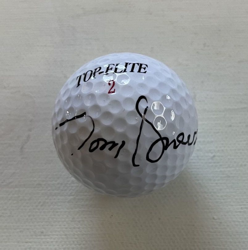 Primary image for Tom Sneva Autographed Signed Top-Flite Golf Ball - Auto Racing Leged