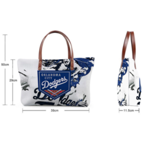Baseball Pacific Coast League Oklahoma City Dodgers Shoulder Tote Bag  Handbag - £30.88 GBP