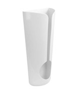 Spectrum Diversified, White Plastic Bag Holder, Wall Mount or Adhesive - $21.14
