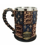Knights Coat of Arms Mug Tankard 13oz Beverage Cup w/ Inner Stainless Steel - €26,36 EUR