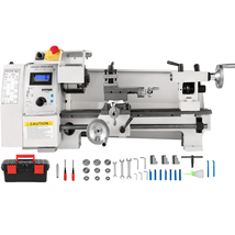 VEVOR Compact Metal Lathe, 8&quot;x14&quot;, Adjustable Speed 2250 RPM, 650W Power - €528,92 EUR