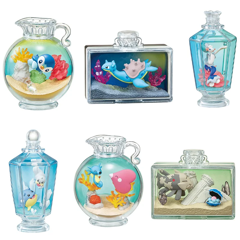 Shock Original Re-ment Pokemon Aqua Bottle Collection 2 Piplup Anime Action - £28.40 GBP+