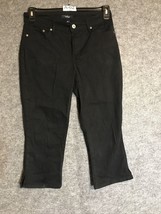 Great Northwest Women&#39;s Capri Jeans Pants Size 8 Black - £8.48 GBP