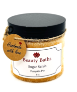 Pumpkin Pie Sugar Scrub Exfoliating Body Scrub gift for her sugar bath s... - $215.17 MXN