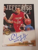 Chris Jefferies Toronto Raptors 2002 Press Pass Certified Autograph Card - £3.94 GBP