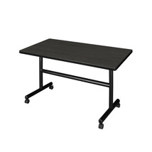 Regency Kobe 48 x 30 in. Flip Top Mobile Training Table - Ash Grey - £497.50 GBP