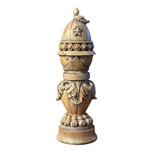 Vintage Bishop Large Game Chess Piece 6” Tall Decor Figurine Statue Orna... - $24.72