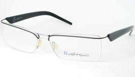 Arquo B550 W1 407 Black /SILVER Eyeglasses Glasses Frame 56-15-135mm Italy - £123.38 GBP