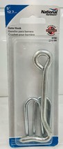 National Hardware 5 Inch Gate Hook in Zinc Plated~New In Package - $8.37