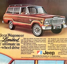 Jeep Wagoneer Limited 4 Wheel Drive 1979 Advertisement Automobilia Vinta... - $558.38 MXN