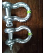 2pk 7/8&quot; D-Ring Bow Shackle Screw w 1&quot; Pin  6.5Ton 760 Kb - $40.29 CAD