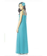 Dessy 835..Junior Bridesmaid / Special Occasion Dress...Turquoise...Size... - £21.70 GBP