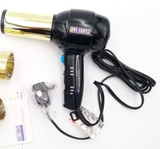 Hot Tools 1084 Professional AC Motor Blow Dryer 1600 Watts Gold Plated Barrel - £39.90 GBP