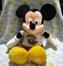 DISNEY STORE Hawaii Mickey Mouse 17&quot; Aloha Shirt Plush Toy Souvenir Gift... - £15.77 GBP