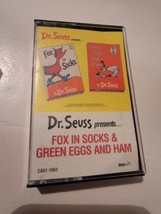 Dr. Seuss - Fox in Socks &amp; Green Eggs and Ham Cassette Tape (1996) Vintage - £11.48 GBP