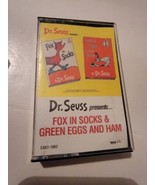 Dr. Seuss - Fox in Socks &amp; Green Eggs and Ham Cassette Tape (1996) Vintage - £11.55 GBP