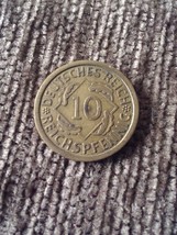 Germany 5 Pfenning coin 1936 A coin Free Shipping - $2.97