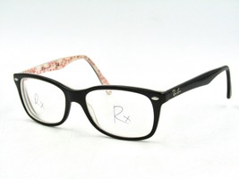 Ray Ban RB 5228 Unisex Eyeglasses Frame, 5014 Black on White. 53-17-140 #D05 - $49.45