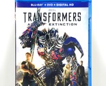 Transformers: Age of Extinction (3-Disc Blu-ray/DVD, 2014, Inc Digital) ... - $9.48