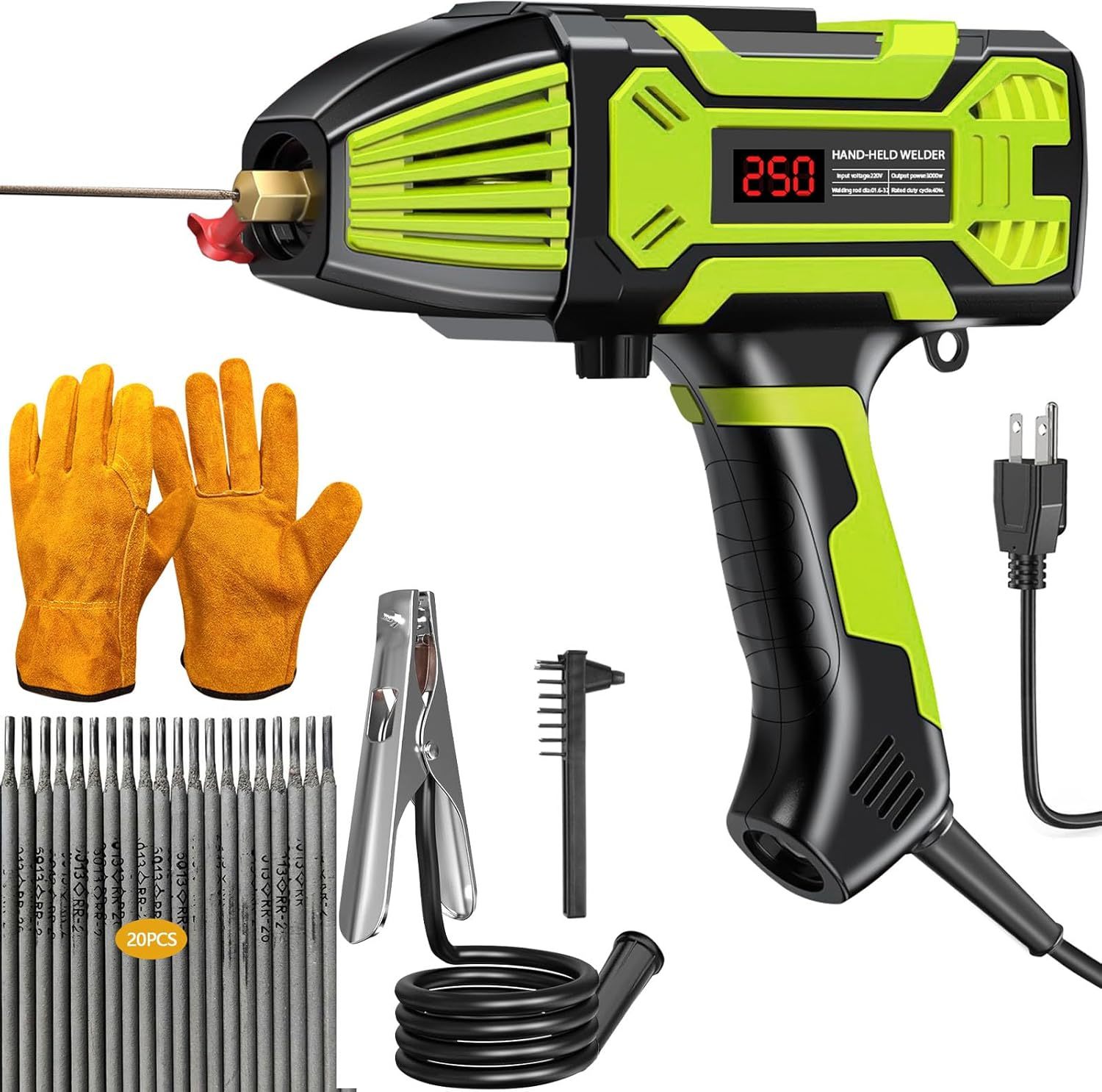 Handheld Welder Welding Machine, Portable Machine 110V 20-250A Adjust...  - $153.22