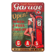 Full Service Garage Novelty Metal Tin Sign For Cafes, Bars, Pubs, Man Caves - £7.02 GBP