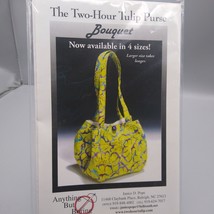 UNCUT Sewing Patterns, Two Hour Tulip Purse Bouquet in 4 Sizes by Anythi... - $28.06