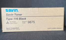 Ricoh Savin Lanier Genuine Toner Cartridge Black 116 - $71.11