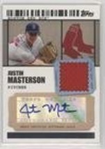Justin Masterson #140/489 (Baseball Card) 2009 Topps Ticket To Stardom - Autogra - £13.25 GBP