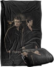 Brothers Throw Blanket, 36&quot; X 58&quot;, Vampire Diaries Silky Touch Super Soft. - £38.21 GBP