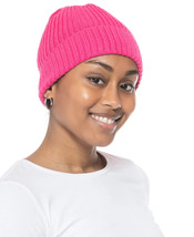 Womens Beanie Winter Hat Hot Pink Color One Size STYLE &amp; CO $36 - NWT - £4.25 GBP